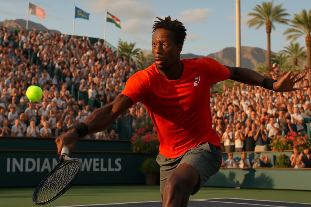 découvrez l'ultime apparition mémorable de gaël monfils à indian wells, un moment inoubliable pour les fans de tennis.