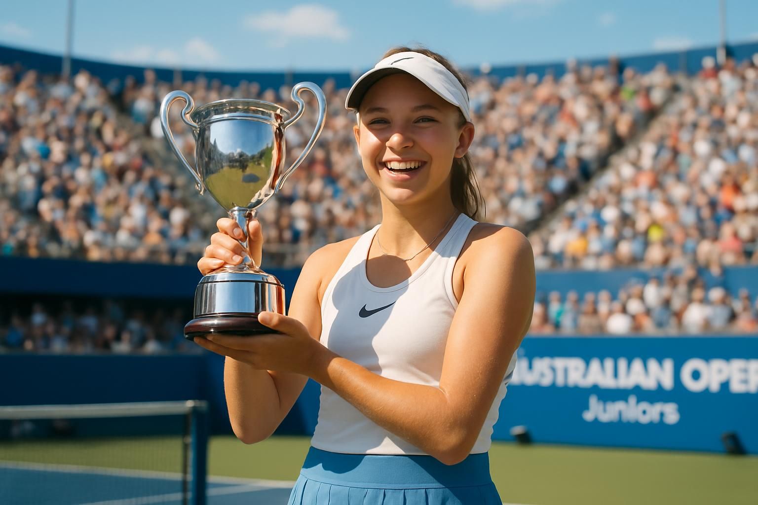 découvrez comment ksenia efremova s'impose brillamment à l'open d'australie juniors, marquant le début d'une prometteuse carrière dans le tennis.