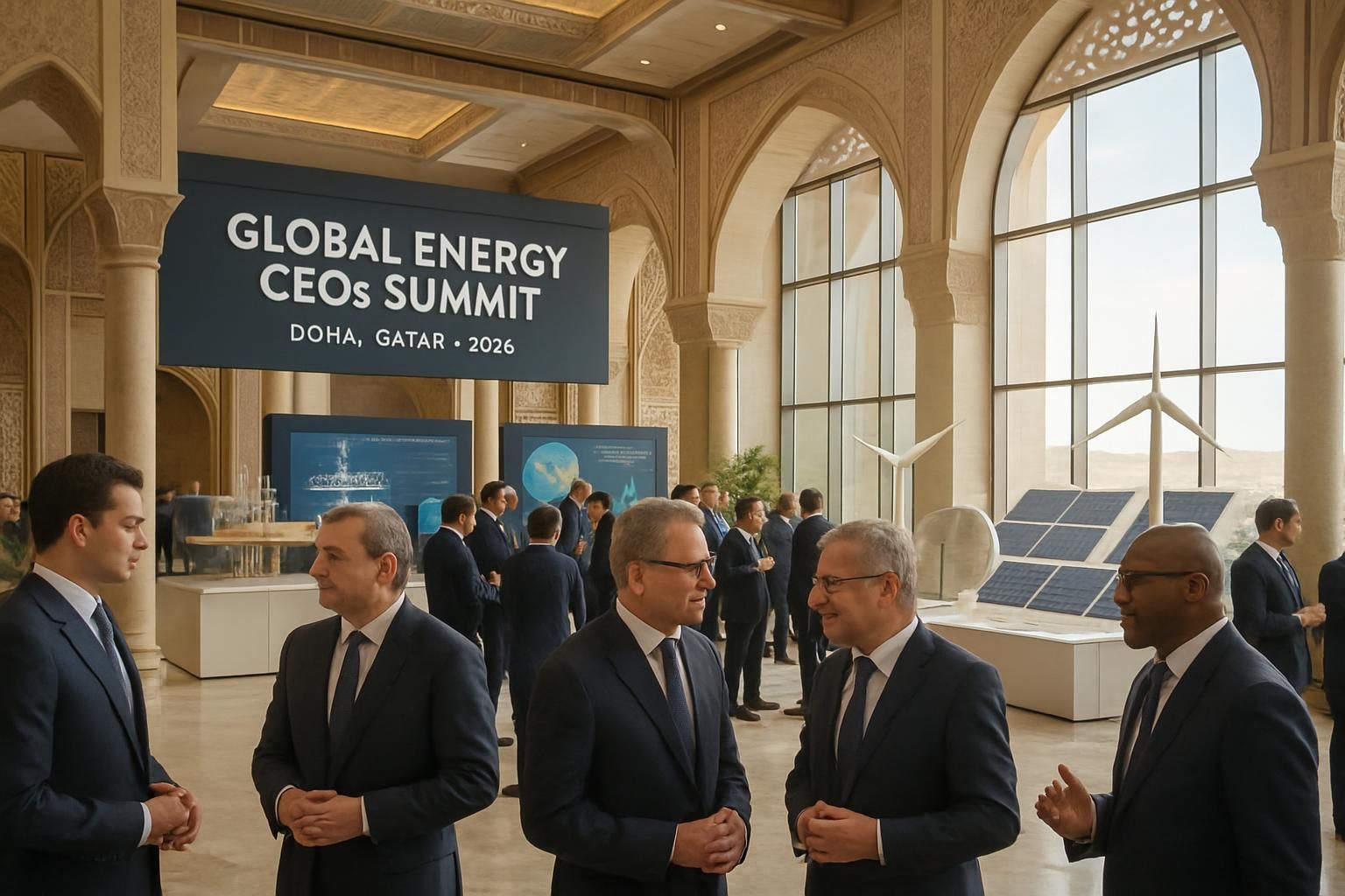 LNG 2026 : Sommet mondial des PDG des géants de l’énergie au Qatar