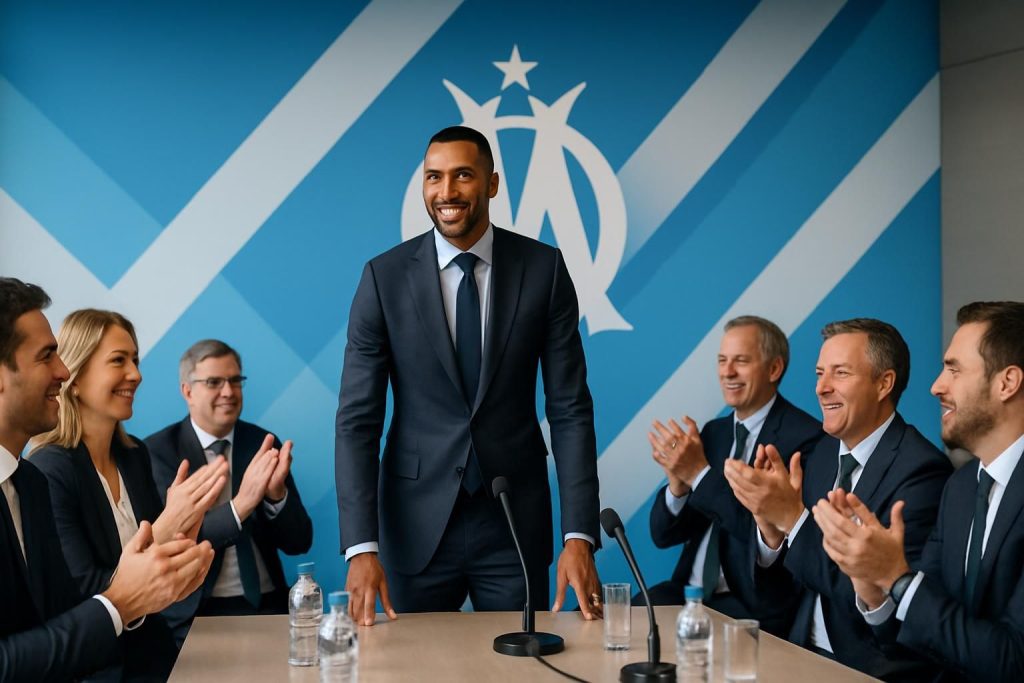 l'olympique de marseille annonce officiellement la nomination de habib beye en tant que nouveau stratège à la tête de l'équipe, marquant un nouveau chapitre pour le club.