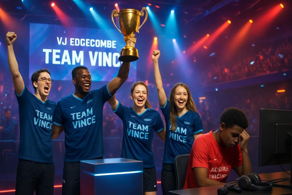 la « team vince » de vj edgecombe remporte brillamment le tournoi des rising stars, tandis que zaccharie risacher déçoit dans cette compétition intense.