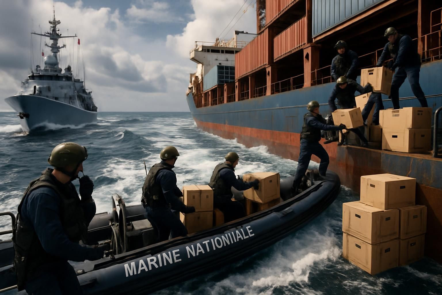 la marine française saisit une cargaison historique de 1,4 tonne de cocaïne en provenance d'amérique latine, renforçant la lutte contre le trafic de drogue.