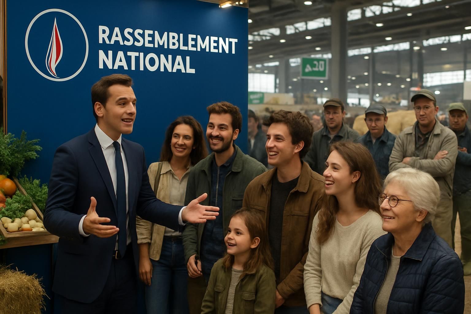 le rn gagne en popularité auprès du grand public au salon de l’agriculture, mais les professionnels restent prudents et expriment leurs réserves.