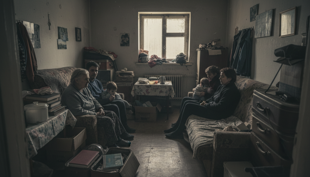 un rapport révèle que près de 600 000 personnes souffrent de mal-logement en vivant à l'étroit chez des proches, mettant en lumière une crise sociale préoccupante.