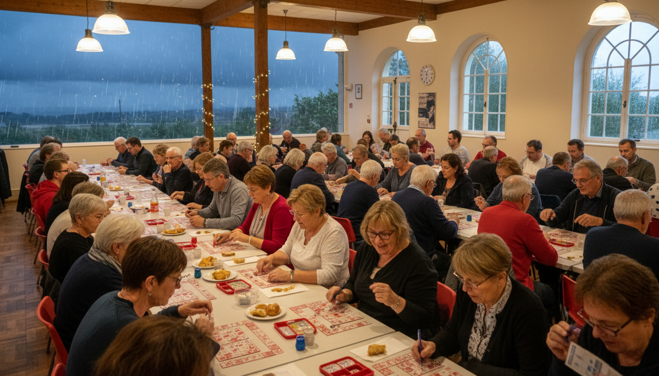 malgré une météo capricieuse, 280 passionnés se sont réunis pour le loto annuel du club bon accueil de saint-clar, une soirée conviviale et pleine de surprises.