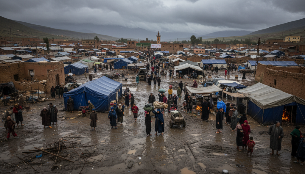 découvrez la situation au maroc où plus de 50 000 personnes ont été déplacées en raison des fortes intempéries, avec un focus sur les mesures d'urgence et l'aide apportée.