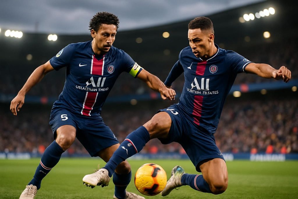 découvrez le duel intense entre marquinhos et kehrer, deux défenseurs clés du psg, dans un affrontement stratégique et passionnant.