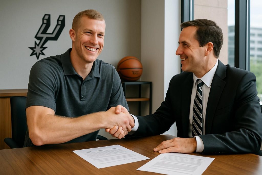 mason plumlee rejoint les spurs avec un contrat garanti jusqu'à la fin de la saison, apportant son expérience et sa puissance à l'équipe.