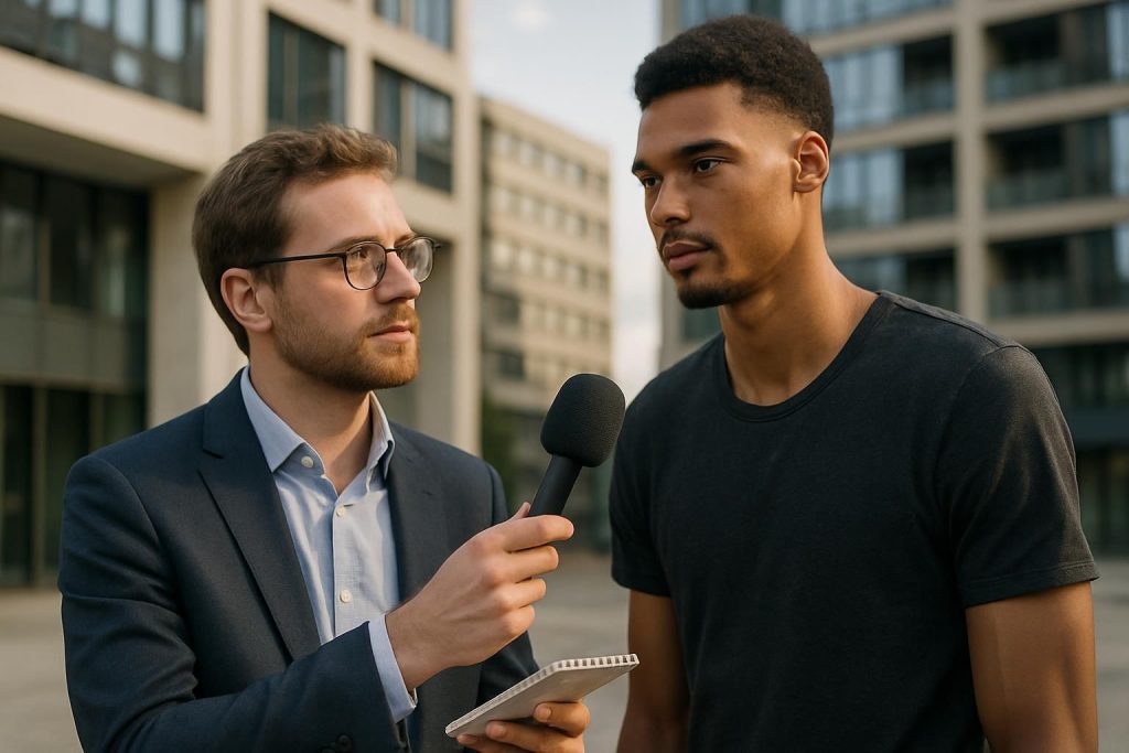 découvrez l'univers du journalisme avec maxime aubin, plongée exclusive au cœur des reportages aux côtés de wemby.