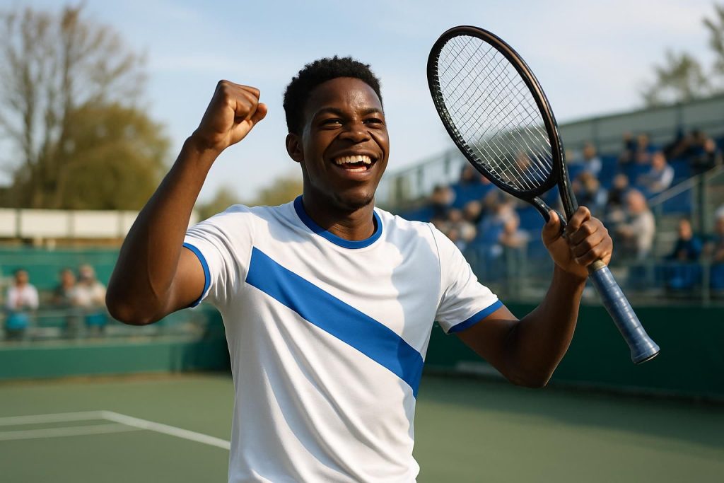 moïse kouame remporte sa première victoire en tournoi challenger à lille, soulignant l'importance de prendre du plaisir et de s'amuser sur le court.
