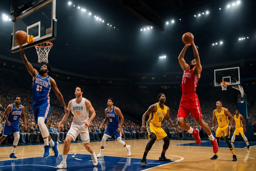 revivez la victoire éclatante de philadelphie face aux la clippers, ainsi que la performance remarquable de houston et d'alperen sengun lors du match à indiana.