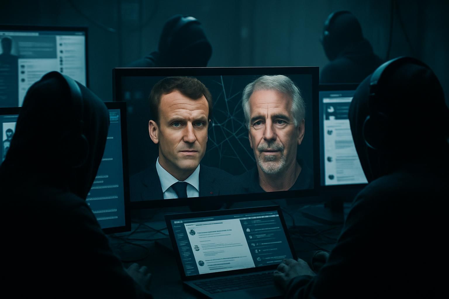 Polémique en ligne : les tentatives d’un réseau russe pour associer Emmanuel Macron à Jeffrey Epstein