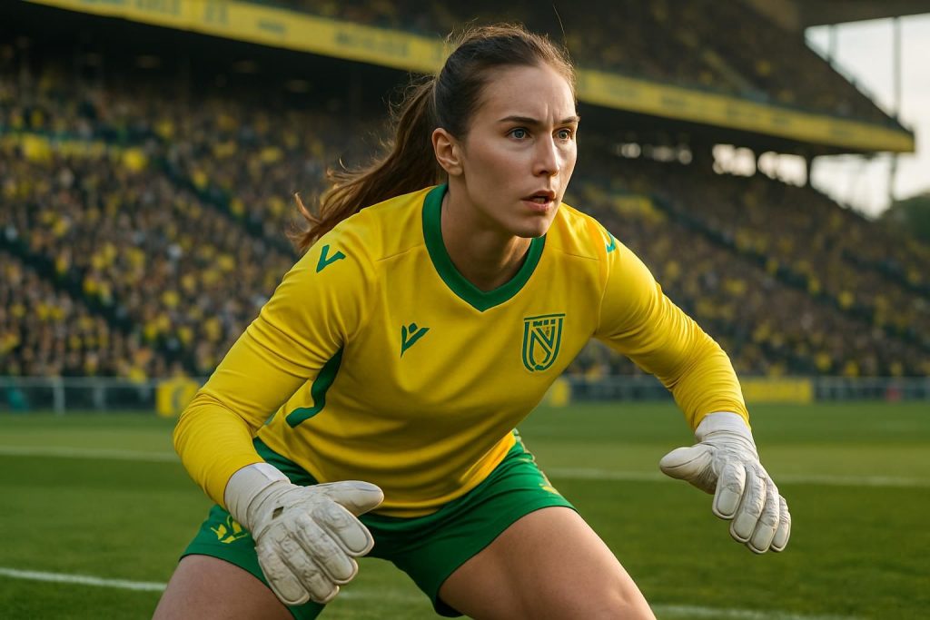 découvrez emily burns, la gardienne prometteuse du fc nantes en première ligue, dont les performances impressionnantes attirent l'attention cette saison.
