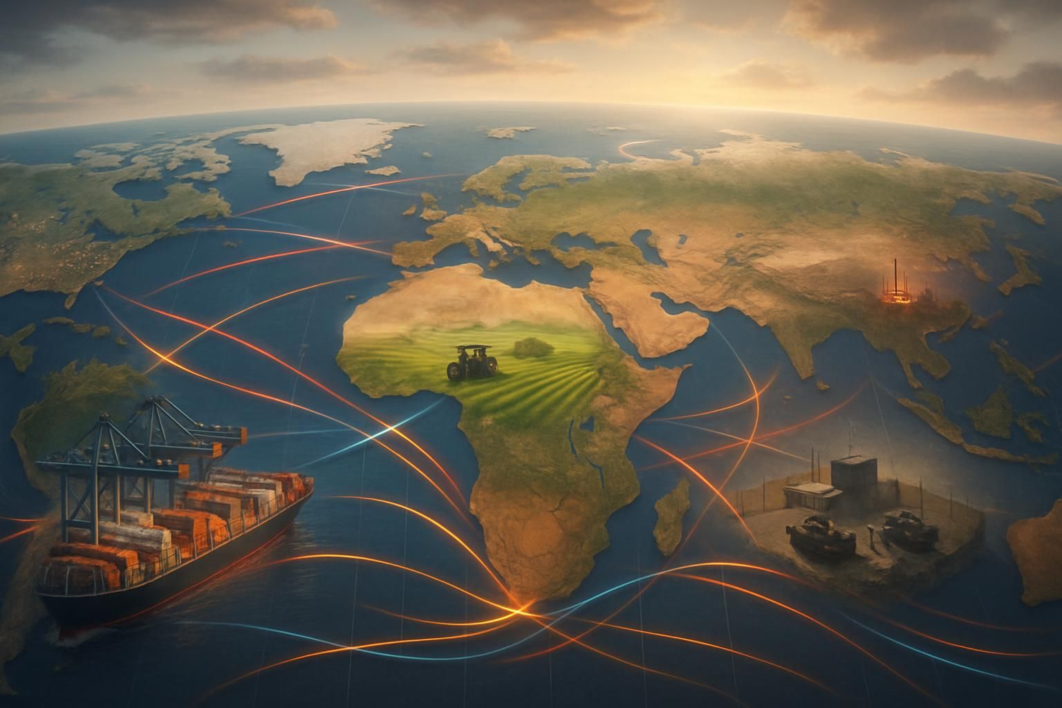 Quand la géopolitique redessine les routes des exportations agricoles