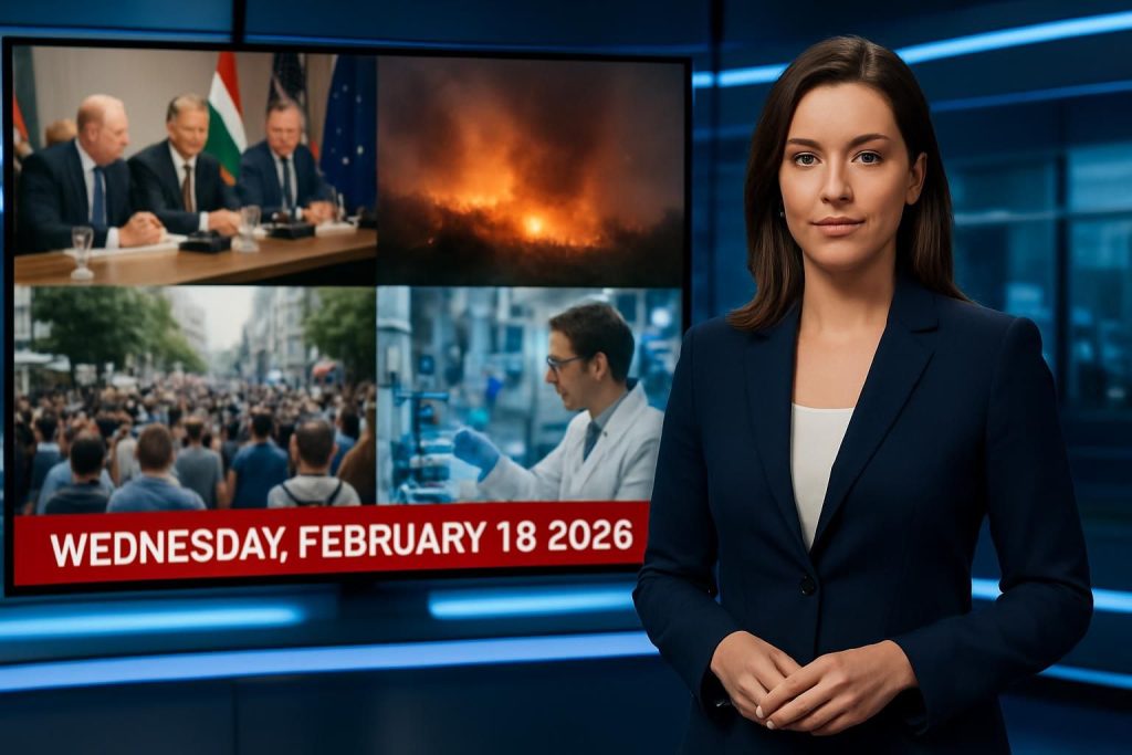 découvrez le résumé complet des actualités internationales du mercredi 18 février 2026, avec les événements majeurs et les analyses clés du jour.
