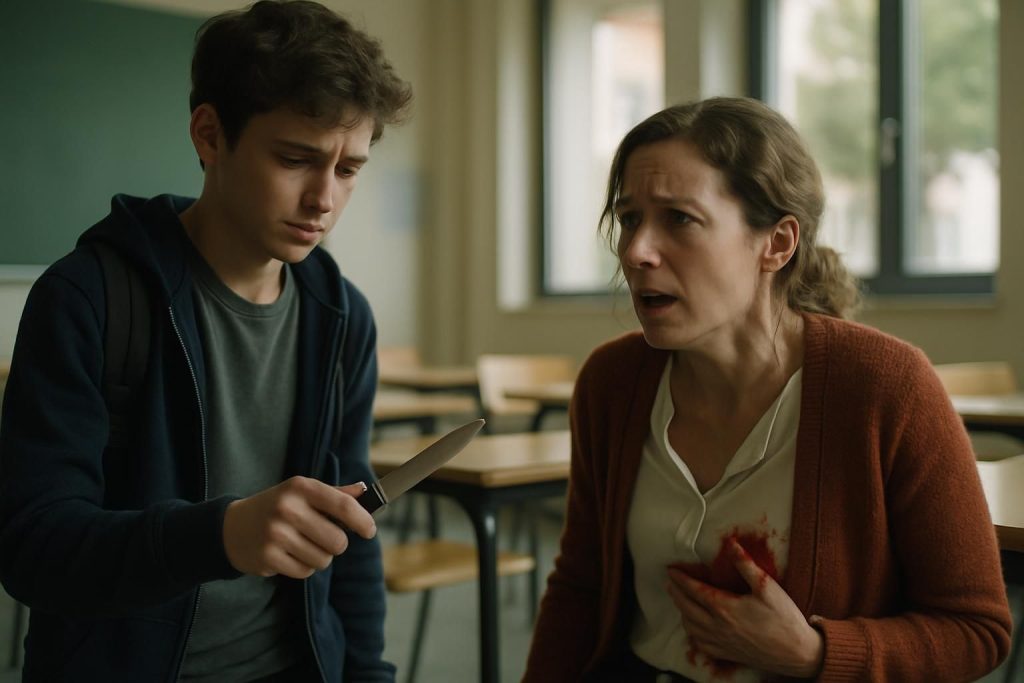 à sanary-sur-mer, un élève poignarde son enseignante, évoquant une 'haine profonde' tout en exprimant ses regrets, une affaire dramatique qui bouleverse la communauté scolaire.