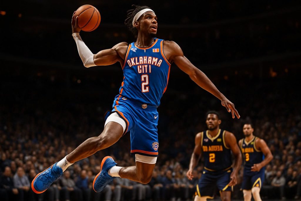 shai gilgeous-alexander fait son grand retour pour oklahoma city dans un affrontement très attendu contre denver. ne manquez pas ce match passionnant et suivez toutes les performances en direct.