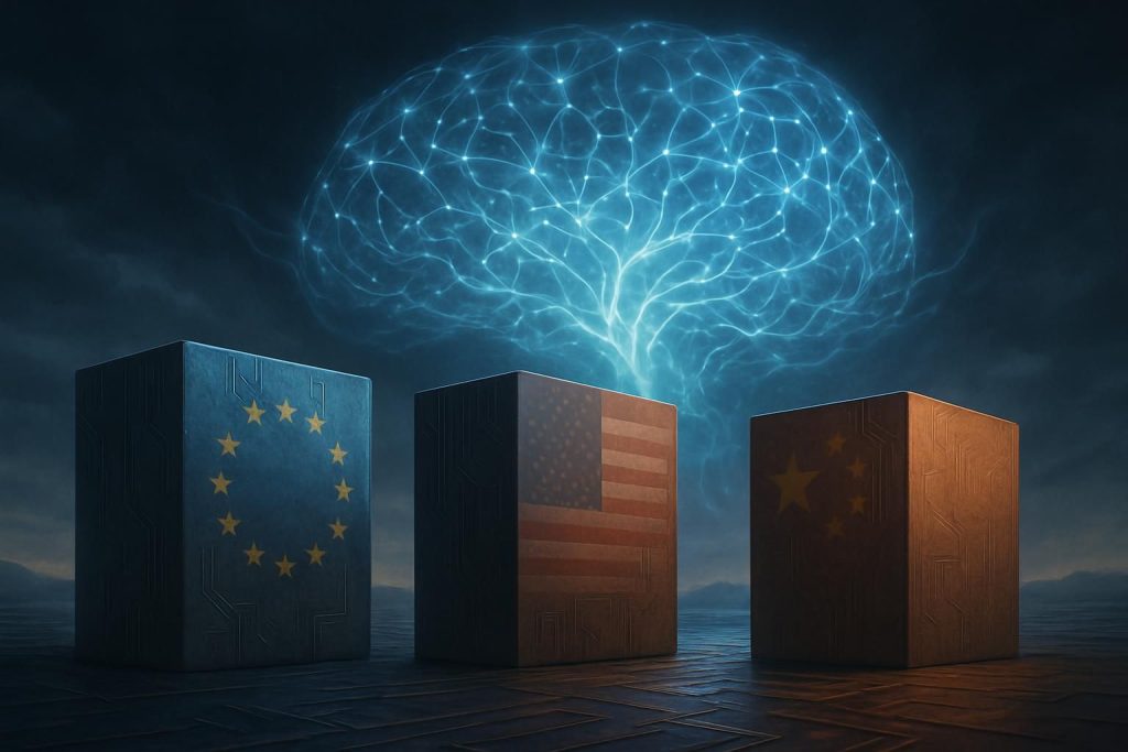 découvrez comment la souveraineté technologique reprend force avec la formation de blocs géopolitiques face à l'essor rapide de l'intelligence artificielle.