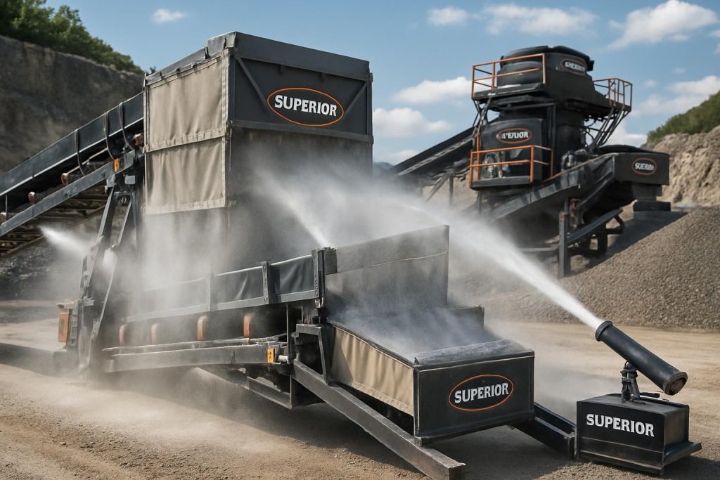 découvrez comment superior industries innove avec ses solutions de contrôle de la poussière pour répondre efficacement aux nouvelles normes msha, garantissant un environnement de travail plus sûr et conforme.