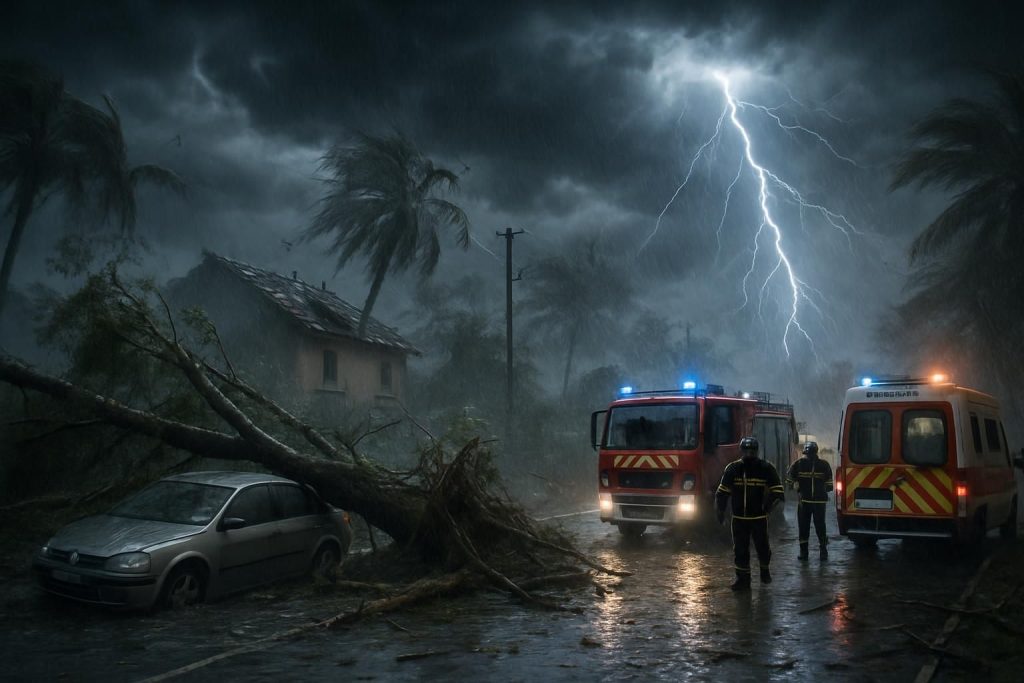 tempête nils : un deuxième décès confirmé en france, la tempête continue de provoquer des dégâts et perturbe la vie quotidienne.