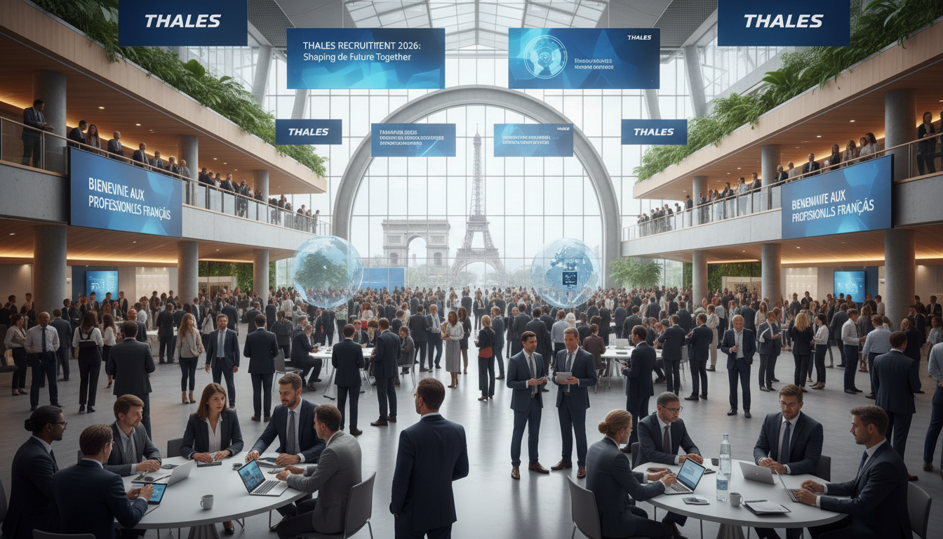 thales annonce le recrutement de 9 000 talents à l'international en 2026, avec 3 300 postes à pourvoir en france, renforçant ainsi sa croissance et son innovation.