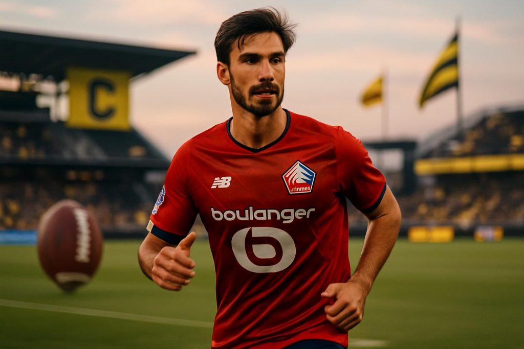 andré gomes, actuellement à lille, attire l'attention de columbus en mls et pourrait bientôt quitter le club dans le cadre d'un transfert majeur.