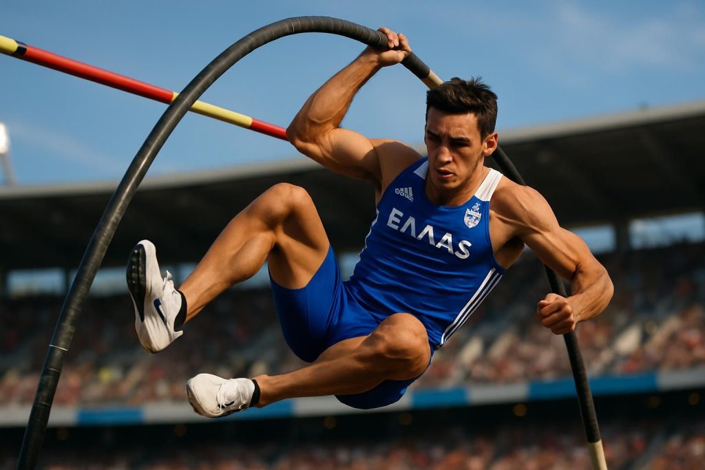 découvrez la performance historique du perchiste grec karalis qui s'envole à 6,17 m, devenant le deuxième meilleur performeur mondial dans sa discipline.