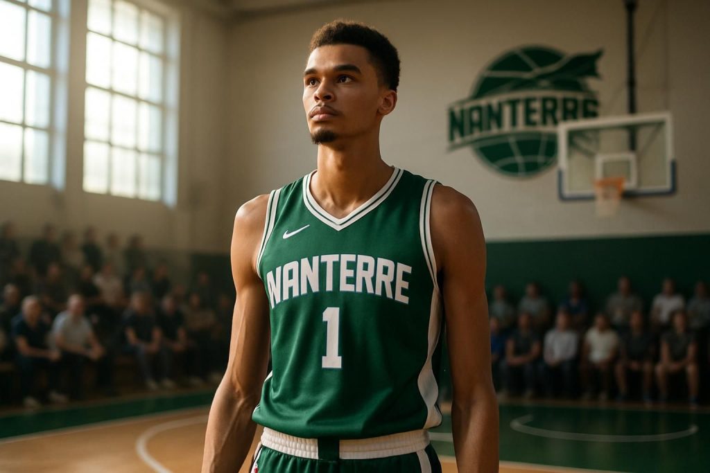 découvrez le dernier défi de victor wembanyama : une carrière sportive exceptionnelle qui prendra fin à nanterre, sa ville de cœur.