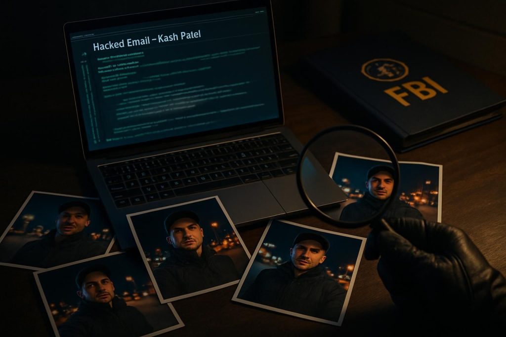 explorez le contenu inédit du mail piraté de kash patel, agent du fbi américain : découvrez des selfies exclusifs, des secrets dévoilés et des révélations surprenantes de ses missions.