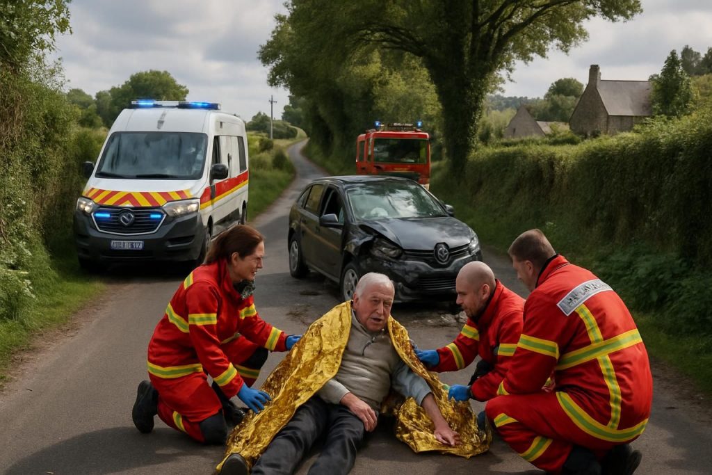 accident grave sur une route en bretagne impliquant un octogénaire en danger de mort. suivez les dernières informations et l'évolution de la situation.