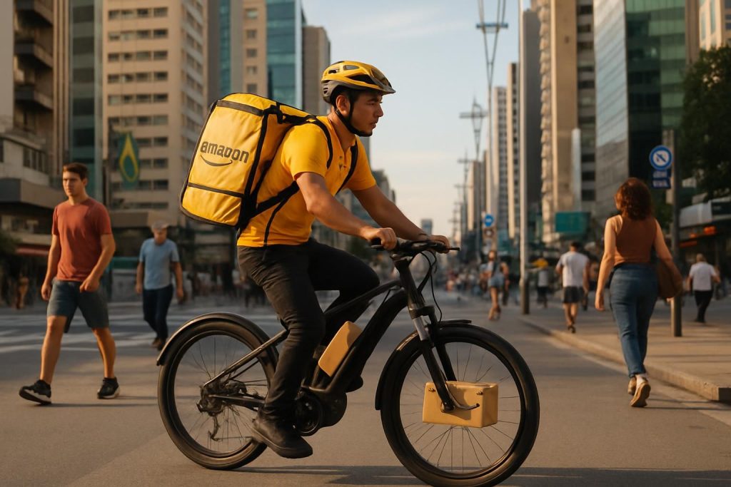 amazon (amzn) lance 'amazon now' au brésil, offrant une livraison express en seulement 15 minutes pour une expérience d'achat rapide et pratique.