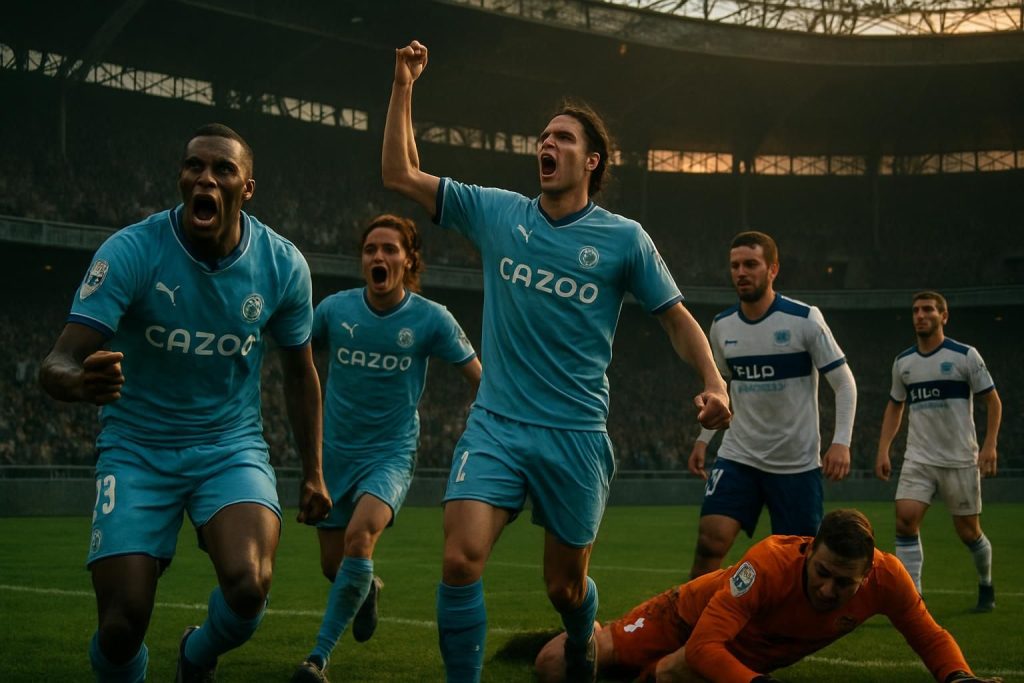 découvrez comment l'om a surmonté une longue léthargie dans un vélodrome hostile pour s'imposer face à auxerre dans un match intense.