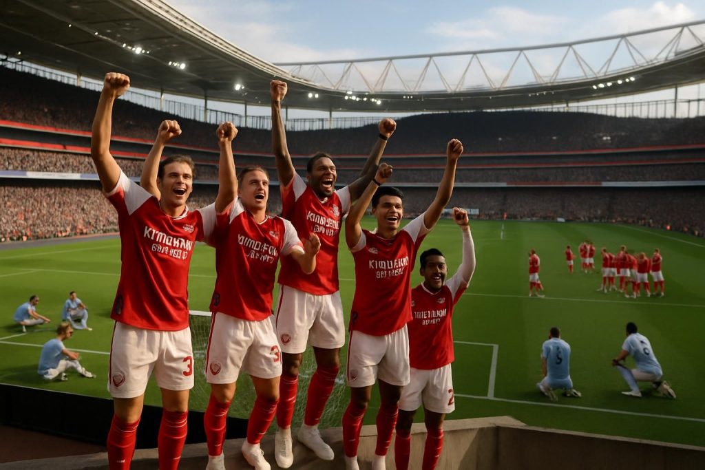 découvrez comment arsenal s'empare de la tête de la premier league suite à la contre-performance de manchester city face à nottingham forest, avec un résumé complet des événements clés du match.