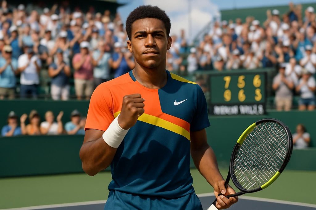 arthur fils s'impose face à un joueur du top 10 et intègre le top 20 de la race malgré une défaite en quarts à indian wells, confirmant son ascension prometteuse.