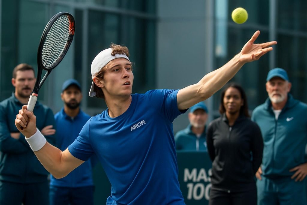 découvrez l'ambition d'arthur fils, prêt pour un nouveau départ grâce à un service innovant et une équipe cosmopolite, visant sa première demi-finale en masters 1000.