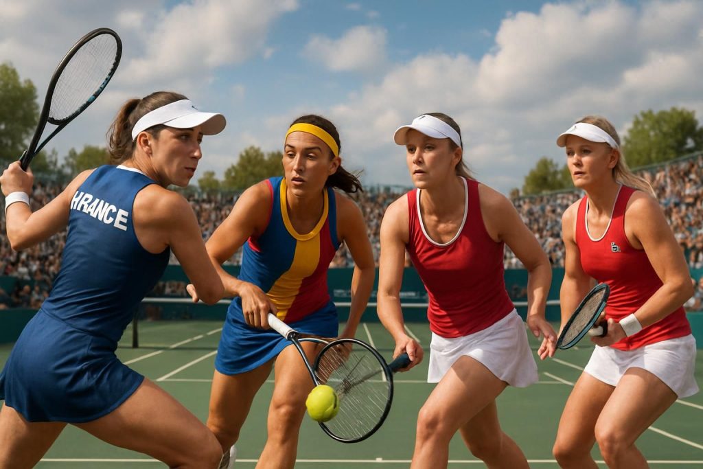 suivez la billie jean king cup en avril avec la france qui affronte la roumanie, la lettonie et la norvège dans des matchs décisifs.