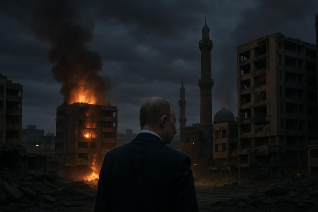 analyse de la stratégie de silence de poutine face au conflit en iran, suite aux frappes récentes et à la mystérieuse disparition de khamenei.