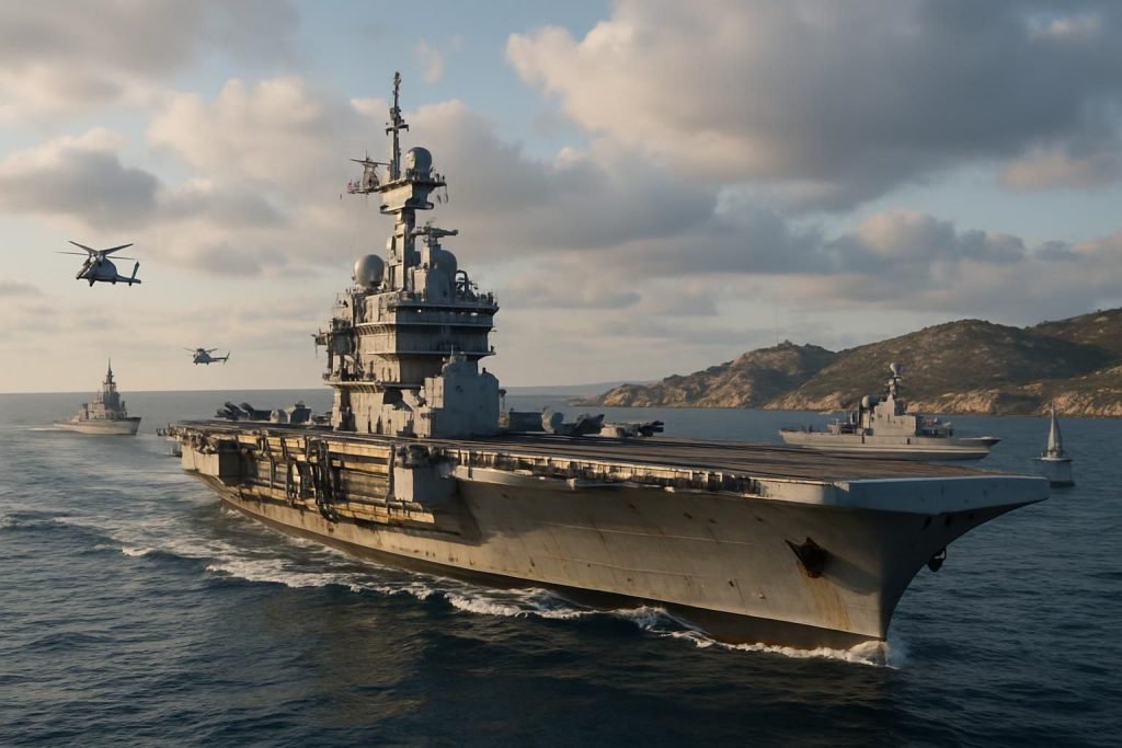 analyse des enjeux stratégiques liés au déploiement du porte-avions charles de gaulle en méditerranée dans le contexte du conflit en iran.