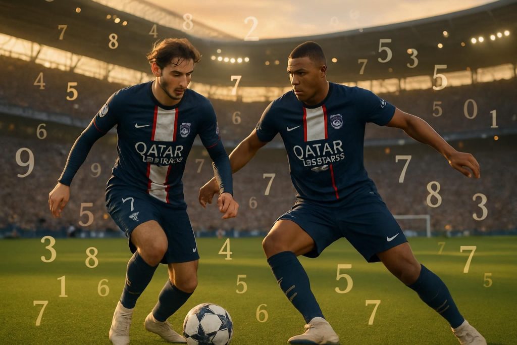 analyse des performances offensives du psg à travers les statistiques de doué et kvaratskhelia, deux étoiles dont les chiffres restent au coude-à-coude.