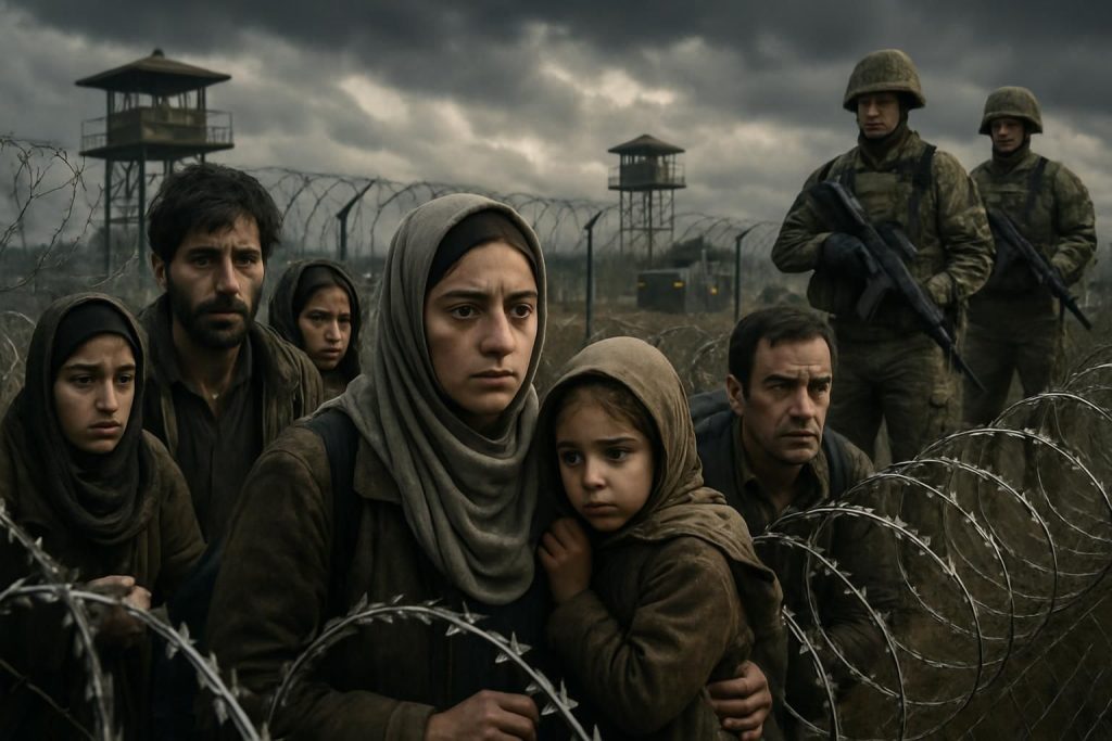 elsa faucillon met en garde contre la militarisation des frontières, soulignant les risques accrus pour la sécurité des personnes exilées et appelant à une approche plus humanitaire.