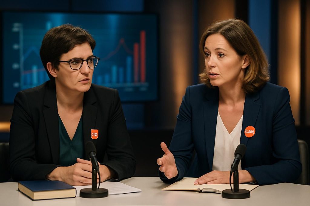 découvrez l'émission spéciale « mediapart » et « backseat » avec des débats passionnés entre sophie binet (cgt) et marylise léon (cfdt) sur les enjeux sociaux et syndicaux actuels.