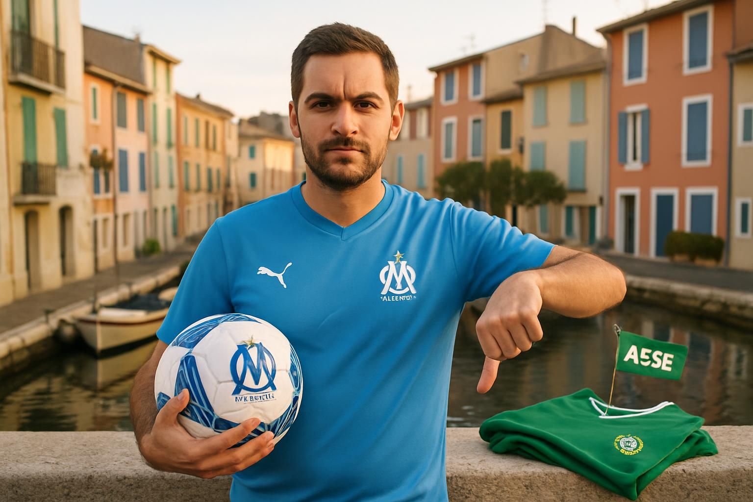 Entre l’ASSE et l’OM, le choix est clair pour ce passionné originaire de Martigues