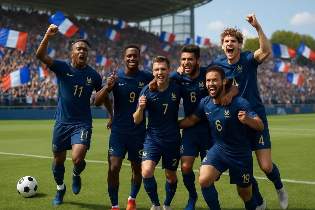 l'équipe de france espoirs s'impose largement face au luxembourg, affichant une performance dominante des bleuets dans ce match international.