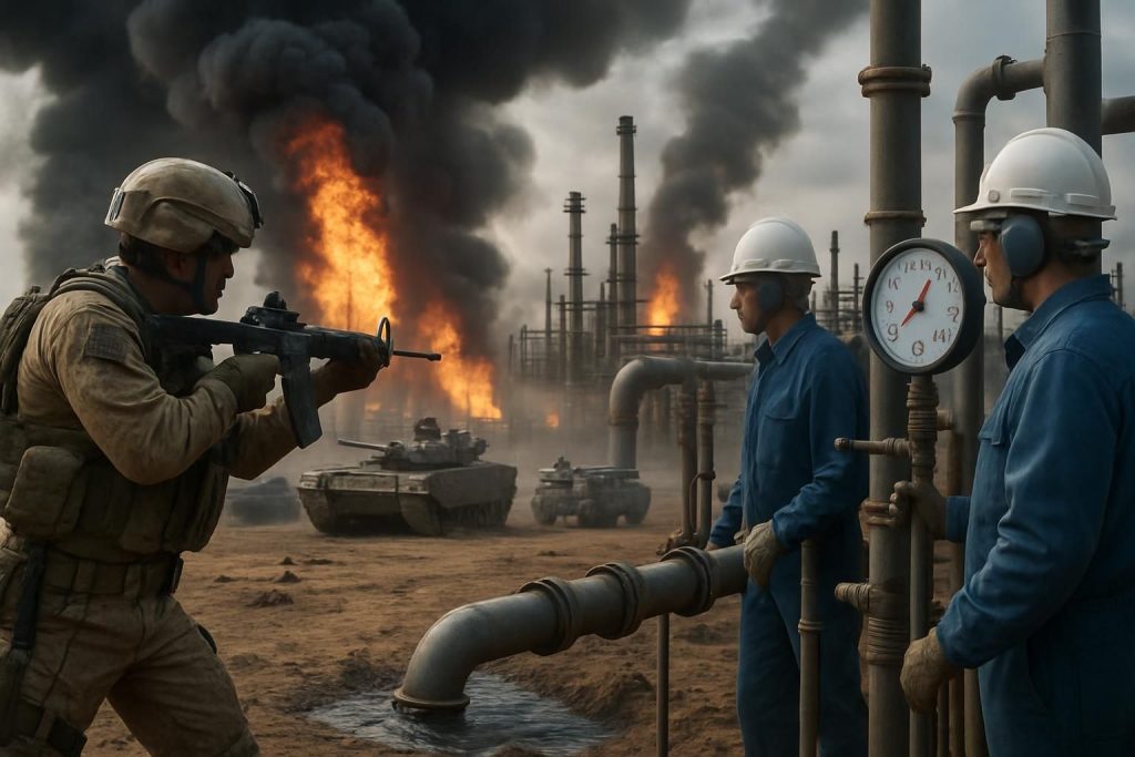 analyse de l'escalade du conflit au moyen-orient et ses répercussions sur la crise énergétique mondiale en pleine intensification.