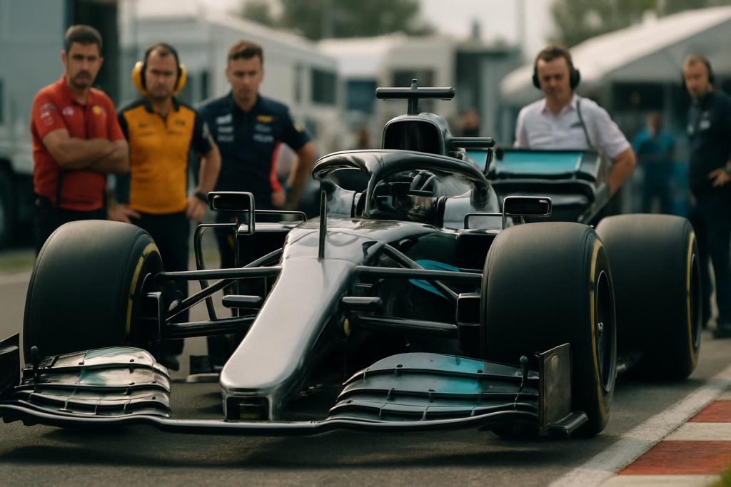 la fia ouvre une enquête approfondie sur l’aileron avant mobile des voitures mercedes en formule 1, suite aux inquiétudes exprimées par plusieurs équipes rivales.