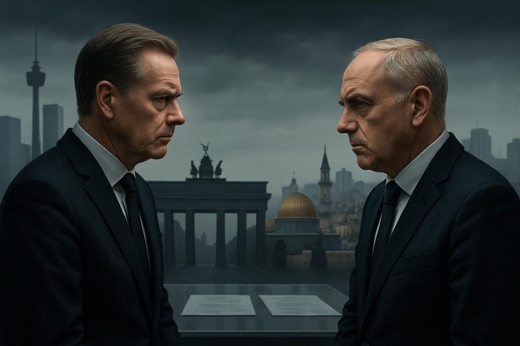 analyse des tensions géopolitiques entre l'allemagne et israël exacerbées par la guerre au moyen-orient et ses impacts sur leurs relations bilatérales.