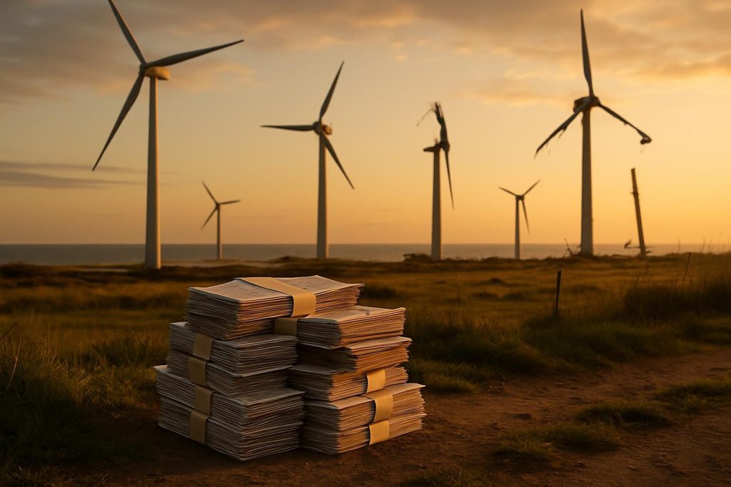 guern : une amende de 184 000 € a été infligée en raison du retard dans le démantèlement du parc éolien, soulignant les enjeux de conformité environnementale.