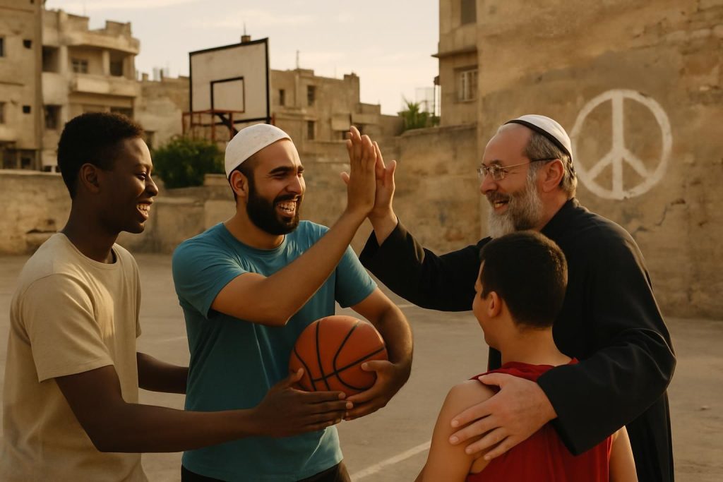 découvrez l'analyse de j.-b. guégan sur le rôle du sport dans la réconciliation et la guérison des blessures historiques au moyen-orient.