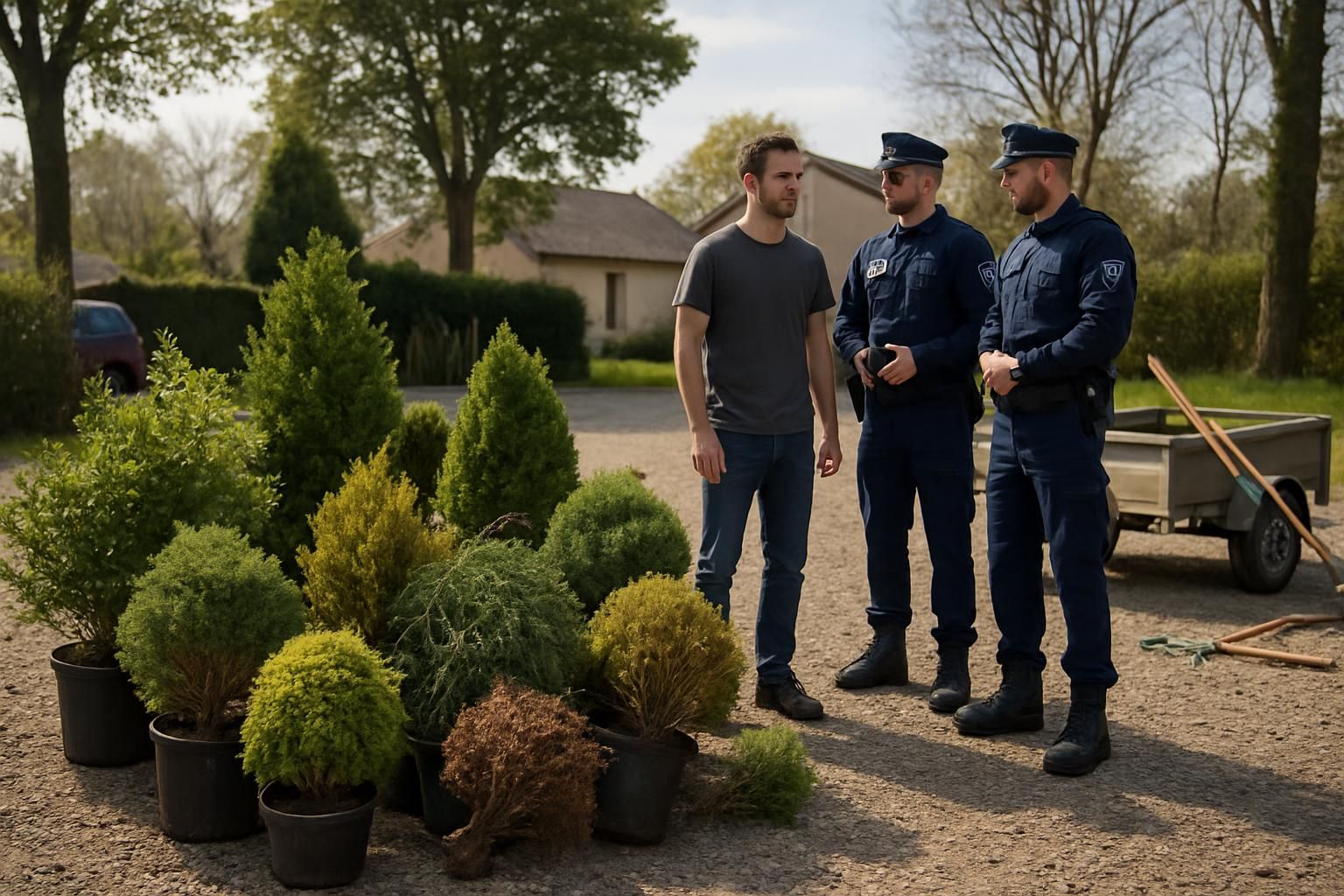 info ouest-france : environ 2000 € d’arbustes volés chez un paysagiste près de laval, avec un suspect déjà interpellé. découvrez les détails de cette affaire.