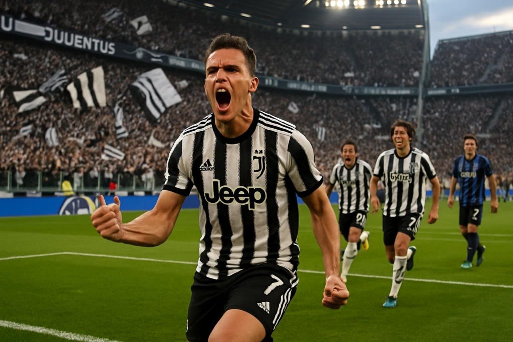la juventus s'impose contre pise et renforce sa position dans la lutte pour une place dans le top 4 de la serie a, une victoire cruciale pour les ambitions du club.